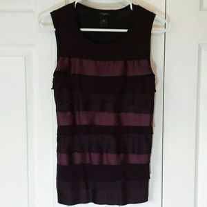 Ann Taylor chunky striped tank top